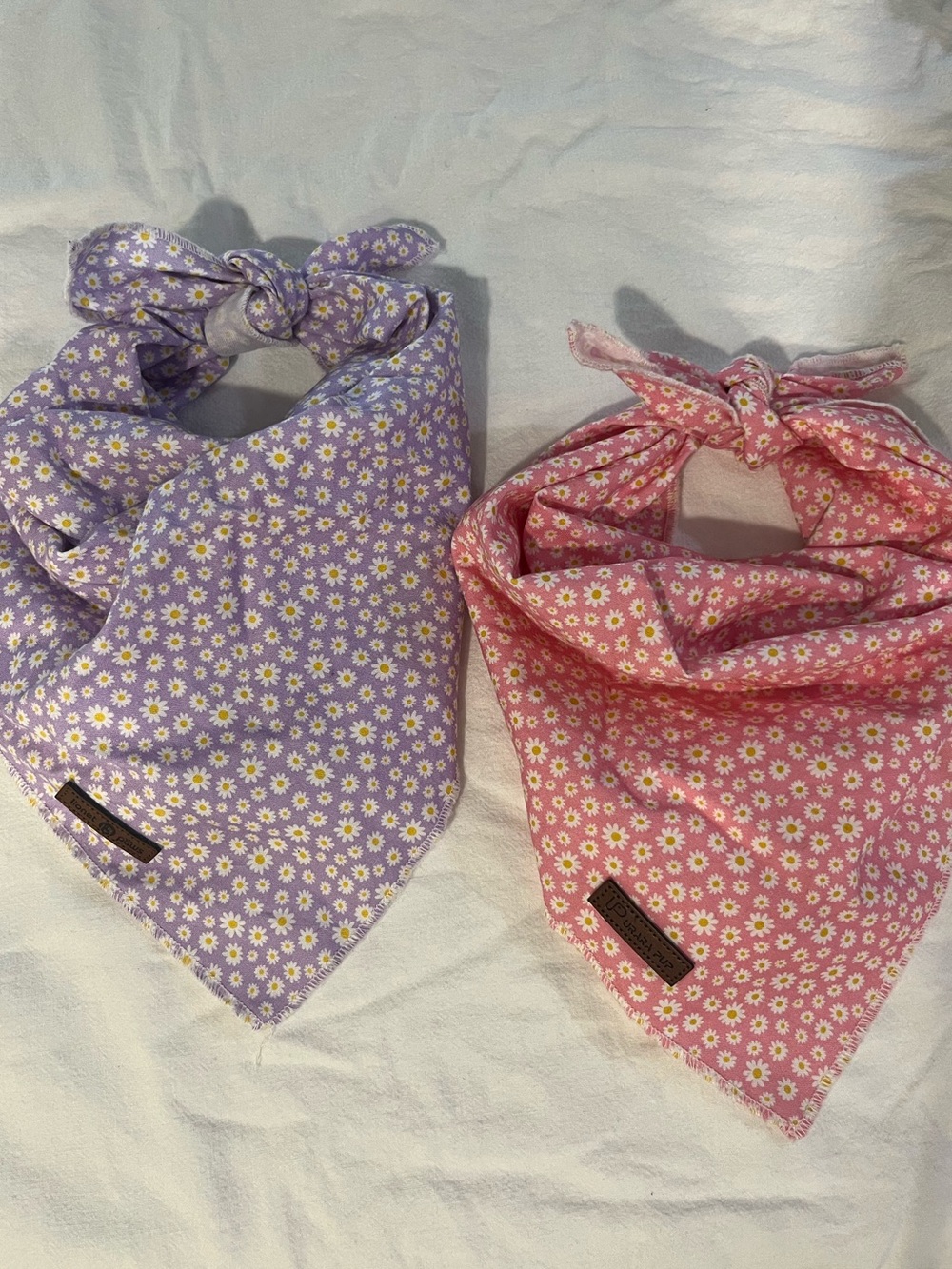 Floral Dog Bandana Set